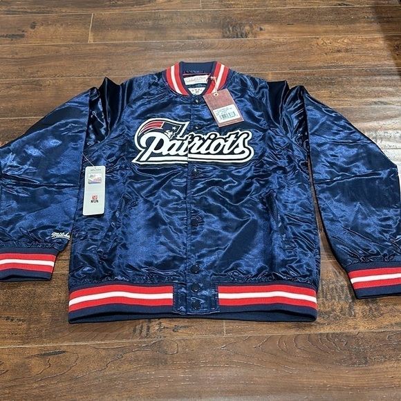 Mitchell & Ness Other - NWT - Youth Mitchell & Ness Throwbacks NFL Patriots Satin Jackets